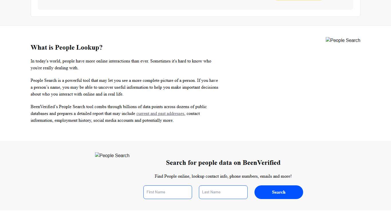 Use People Search to Find People and Lookup Info BeenVerified